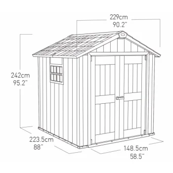 Keter baštenska kuća Oakland 757-4 Keter baštenska kuća Oakland 757-4